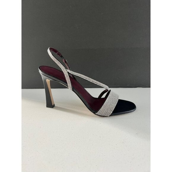 STAUD Rhinestone Nadja Sandal HEELS Crystal size 38 - Picture 7 of 10